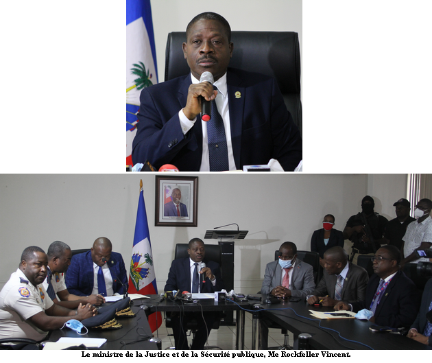 Insécurité en Haïti : la situation est certes grave, mais elle est sous contrôle, dixit Rockfeller Vincent